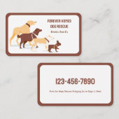 動物救助犬 名刺 (正面/裏面)