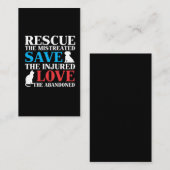 動物救救助猫犬獣医 名刺 (正面/裏面)