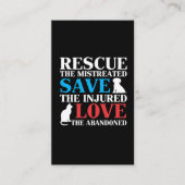 動物救救助猫犬獣医 名刺 (正面)