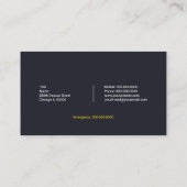 動物救難局 名刺 (裏面)