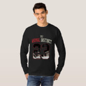 動物本能11sスニーカーのマッチTees番号23 T Tシャツ (正面フル)