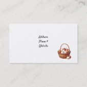 動物果実及び野菜ファームの名刺 名刺 (裏面)