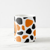 動物模様モノグラムMag コーヒーマグカップ (中央)