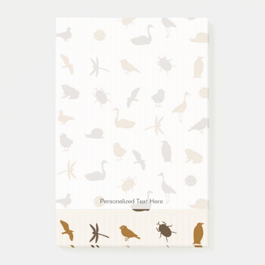 動物模様2 ポストイット (正面)