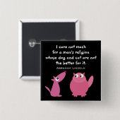 動物権はカスタマイズ可能なかわいい漫画ペットを引用します 缶バッジ (正面&裏面)