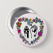 動物権ボタン 缶バッジ (正面&裏面)