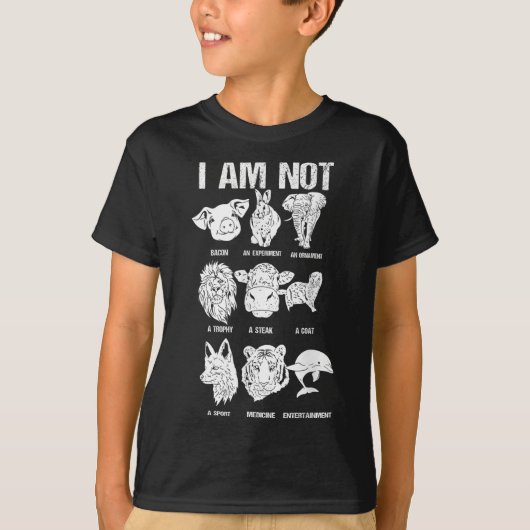 動物権利動物保護移動ビーガン Tシャツ (正面)