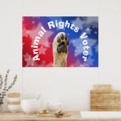 動物権投票者 ポスター (キッチン)