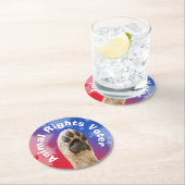 動物権投票者 ラウンドペーパーコースター (インサイチュ)