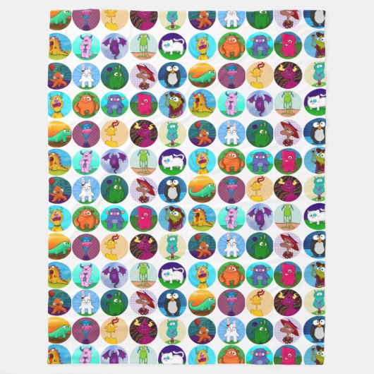 動物毛布 フリースブランケット (正面)