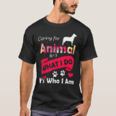 動物気にのための私は私が行うことではない Tシャツ (正面)