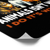 動物気には私が何者であるかではない ポスター (角)