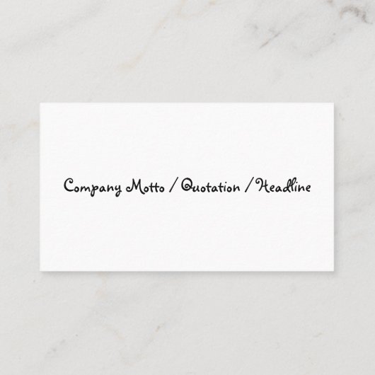 動物気に業カエル接写 名刺 (裏面)