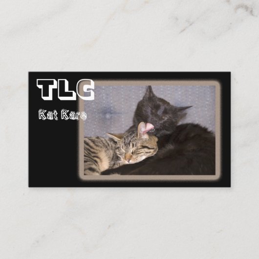 動物気に業兄愛写真 名刺 (正面)