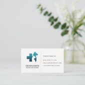 動物気に | 避難所 | 健康気に 名刺 (スタンド正面)