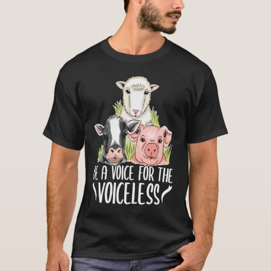動物活動家救出動物保護権 Tシャツ (正面)