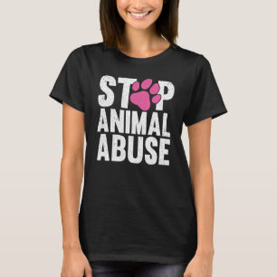 動物活動家救出動物保護権 Tシャツ