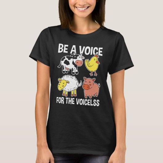 動物活動家救出動物保護権 Tシャツ (正面)