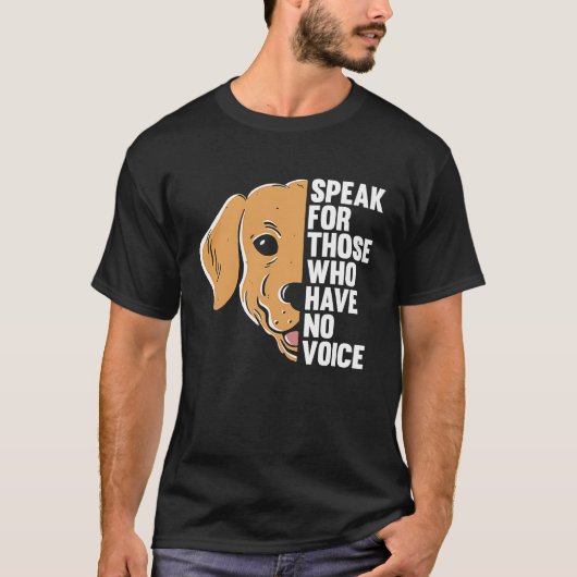 動物活動家救出動物保護権 Tシャツ (正面)
