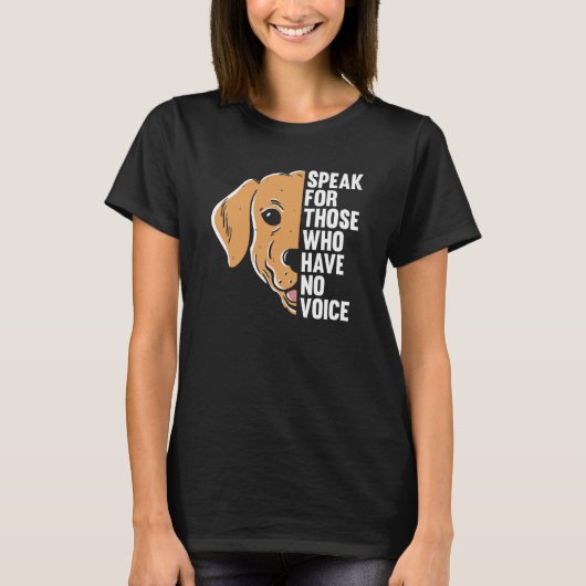動物活動家救出動物保護権 Tシャツ (正面)