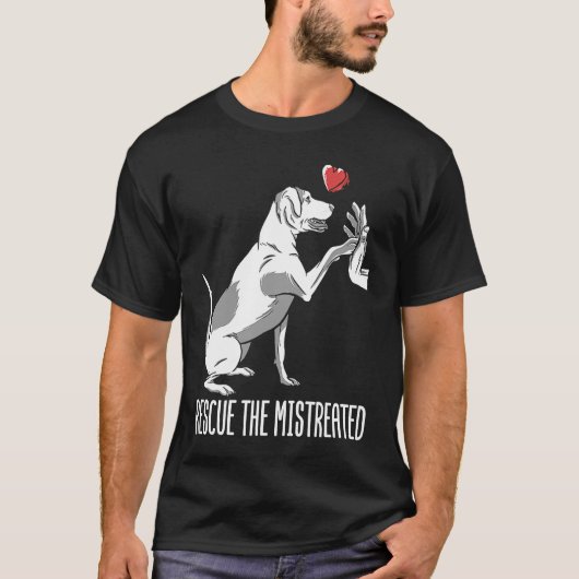 動物活動家救出動物保護権 Tシャツ (正面)