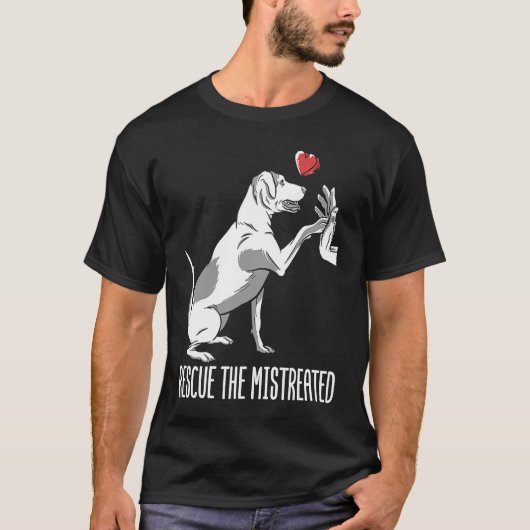 動物活動家救出動物保護権 Tシャツ (正面)