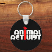 動物活動家 キーホルダー (正面)