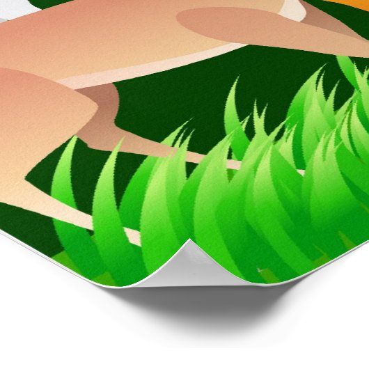 動物漫画 ポスター (角)