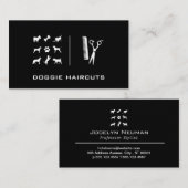 動物犬ペット | グルーミング 名刺 (正面/裏面)