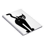 動物猫哺乳動物シルエット ノートブック (右側)