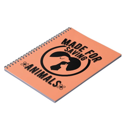 動物獣医救獣医の獣医のために作られる ノートブック (左側)