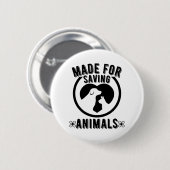 動物獣医救獣医の獣医のために作られる 缶バッジ (正面&裏面)