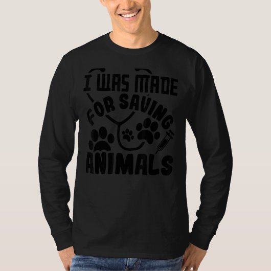 動物獣医救用に作られた Tシャツ (正面)