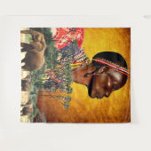 動物王国の警備 タペストリー (正面(横))