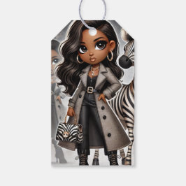 動物王国オートクチュールゼブラ ギフトタグ