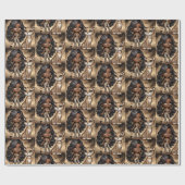 動物王国オートクチュールチーター ラッピングペーパー (フラット)