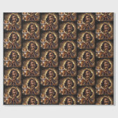 動物王国オートクチュール 王室の ラッピングペーパー (フラット)