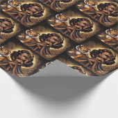 動物王国オートクチュール 王室の ラッピングペーパー (角)