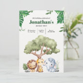 動物王国ミニマル誕生祝い! 招待状 (スタンド正面)