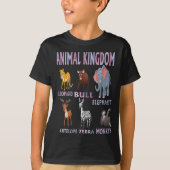 動物王国 Tシャツ (正面)