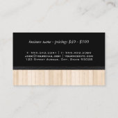 動物産業 名刺 (裏面)