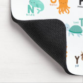 動物用のドードルアルファベット マウスパッド (コーナー)