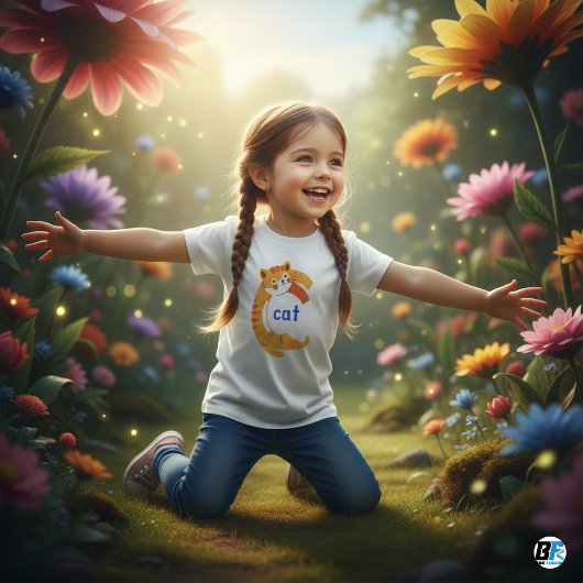 動物用アルファベットC ベビーTシャツ