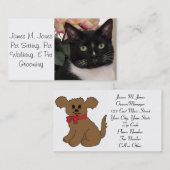 動物用ペットシッティング 名刺 (正面/裏面)