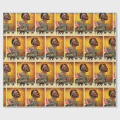 動物界を見張って ラッピングペーパー (フラット)