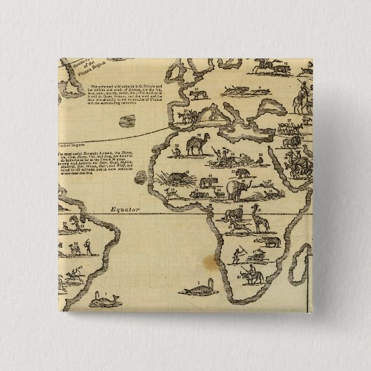 動物界 缶バッジ (正面)