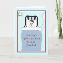 動物病院の猫のカード カード