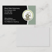 動物病院の獣医の名刺 名刺 (正面/裏面)