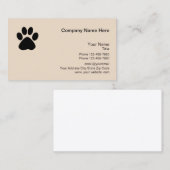 動物病院の獣医 名刺 (正面/裏面)