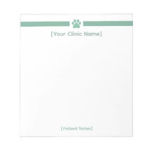 動物病院用メモ帳 | オーダーメイドロゴ